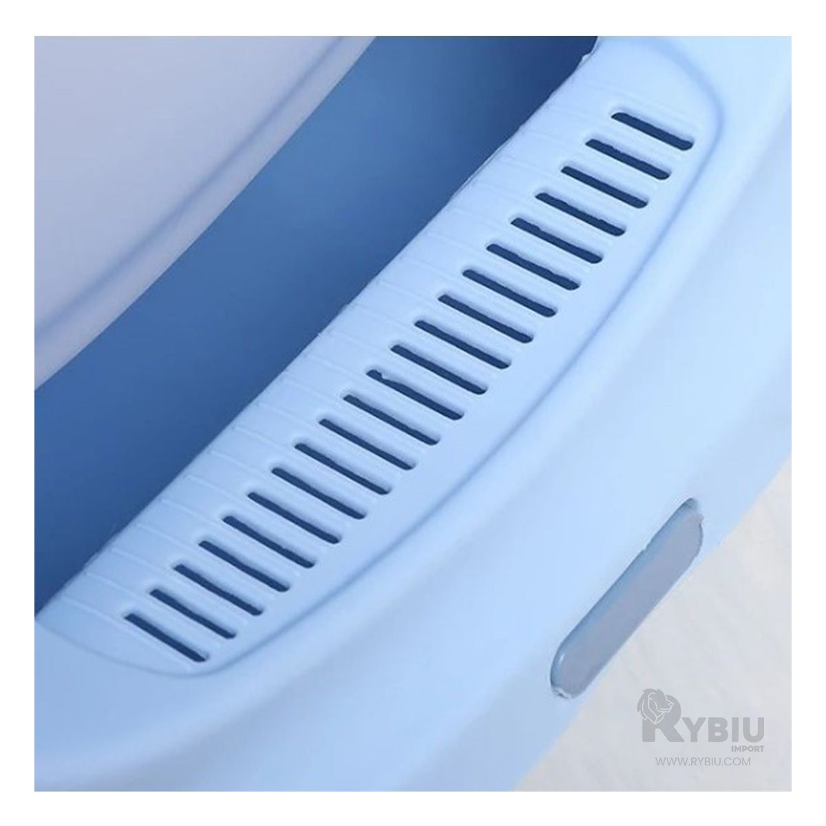 RYBIU IMPORT - Caja de Arena con Accesorios de Color Celeste Y+Stickers