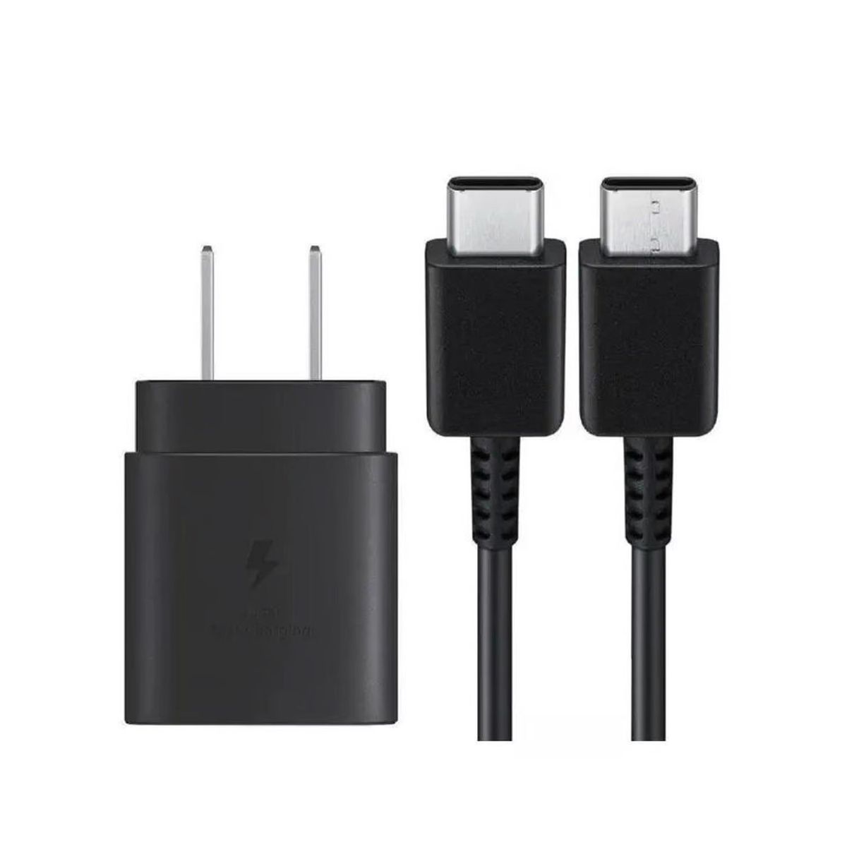 GENERICO - Cargador para Samsung 25W carga súper rápida-NUEVO - CAJA
