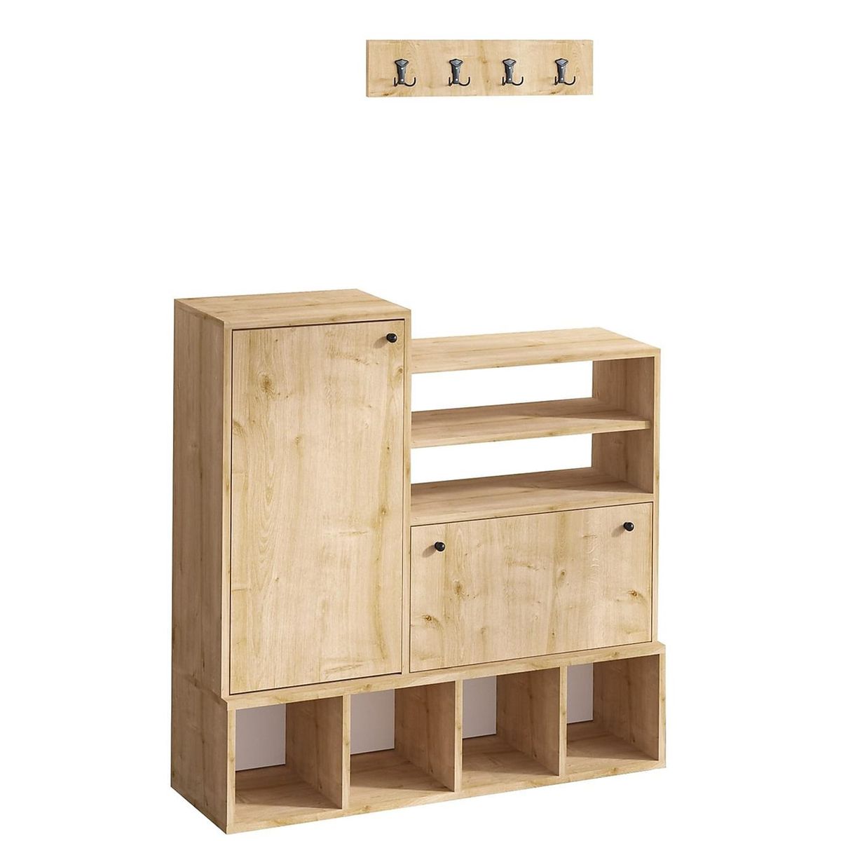 GENERICO - Recibidor Zapatera con Perchero Aruna  Amore Home