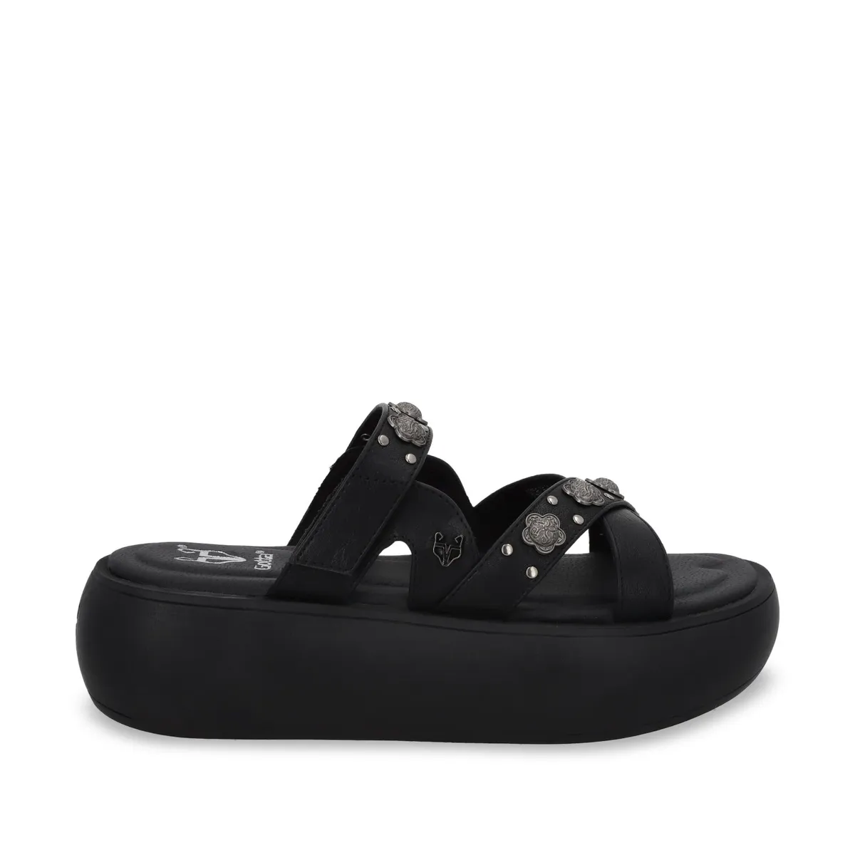 GOTTA - Sandalia Plataforma Negra Mujer 43035 Gotta