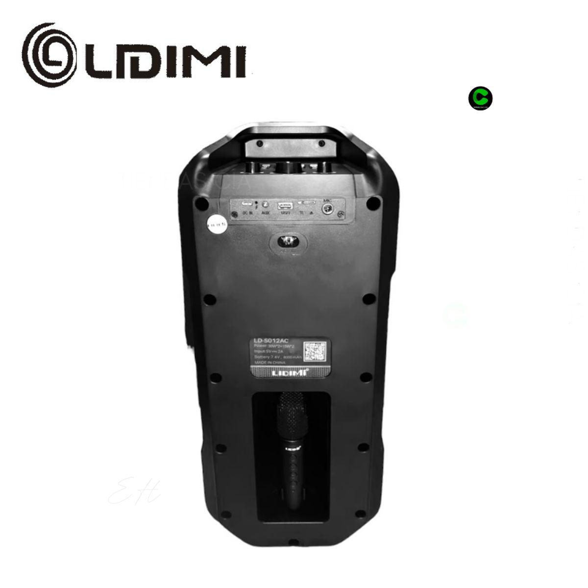 LIDIMI - Parlante Portatil Bluetooth LIDIMI LD-S012AC 90W