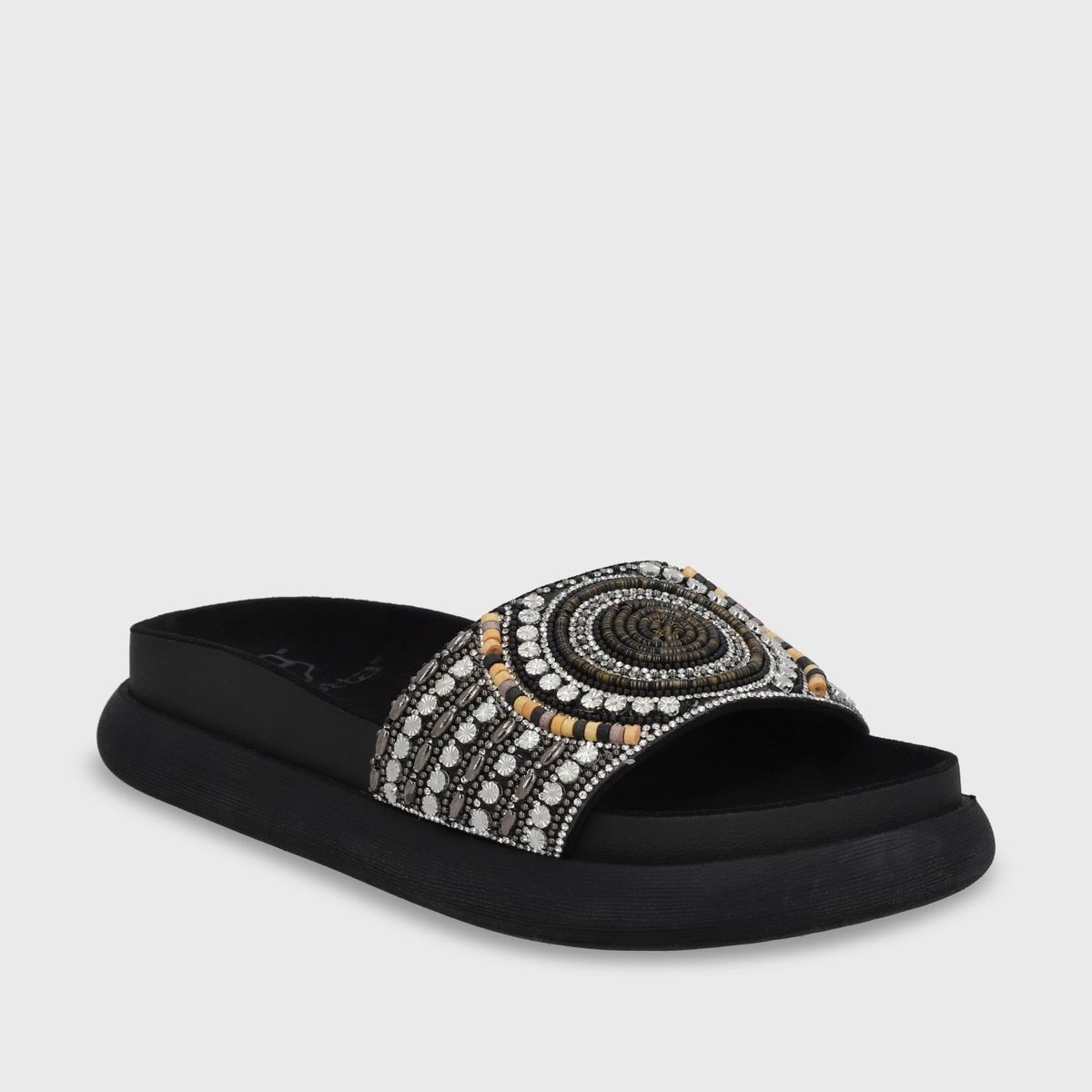 GOTTA - Sandalia Plana Negra Mujer 53704 Gotta