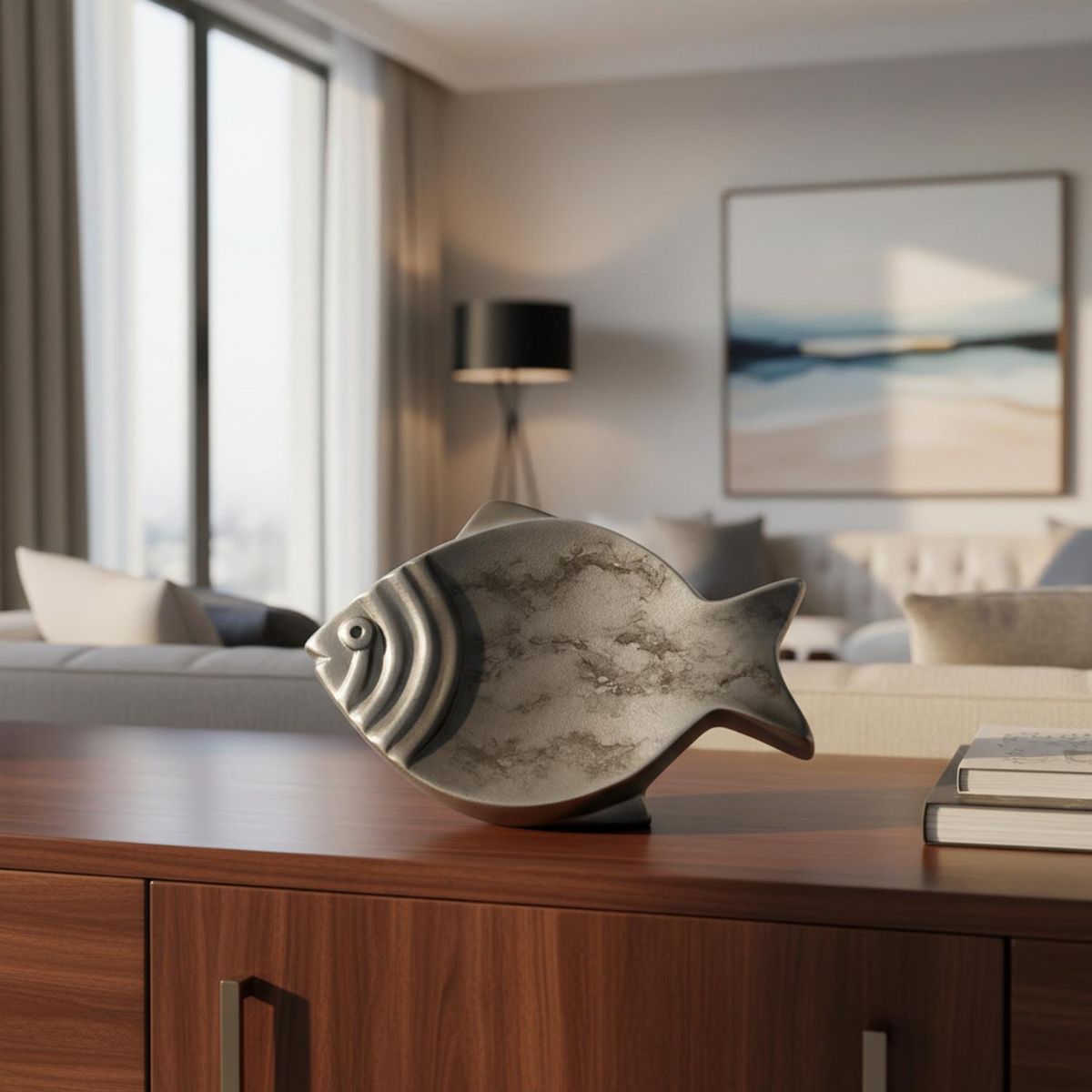 MAP DESIGN HOME - Adorno Plato Pez 27x21x03 cm