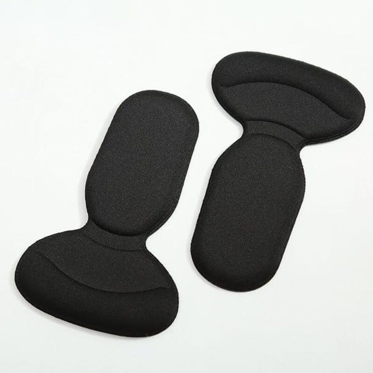 OEM - Almohadillas para talón protector para el cuidado de los pies NEGRO