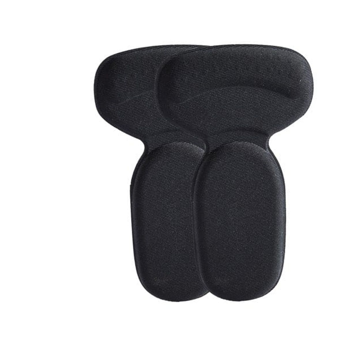 OEM - Almohadillas para talón protector para el cuidado de los pies NEGRO