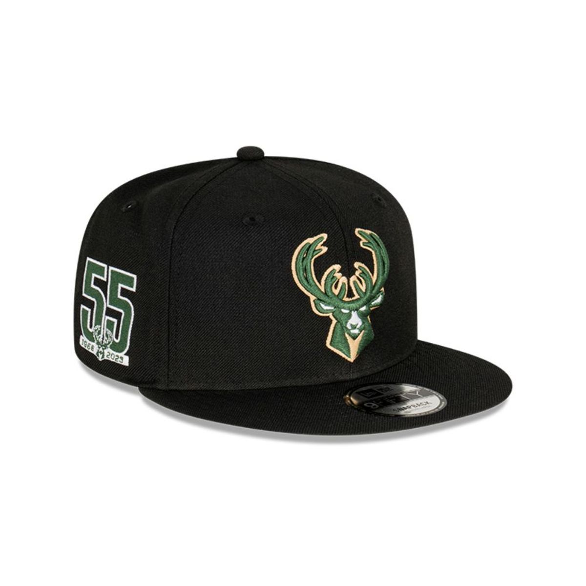 NEW ERA - Gorra Milwaukee Bucks NBA 59Fifty Black