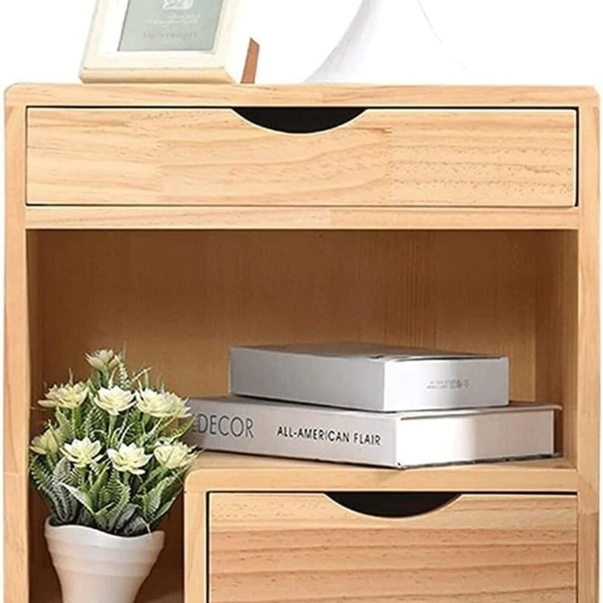 TU MESITA - Mesa de Noche práctica Lionel color Haya TU MESITA