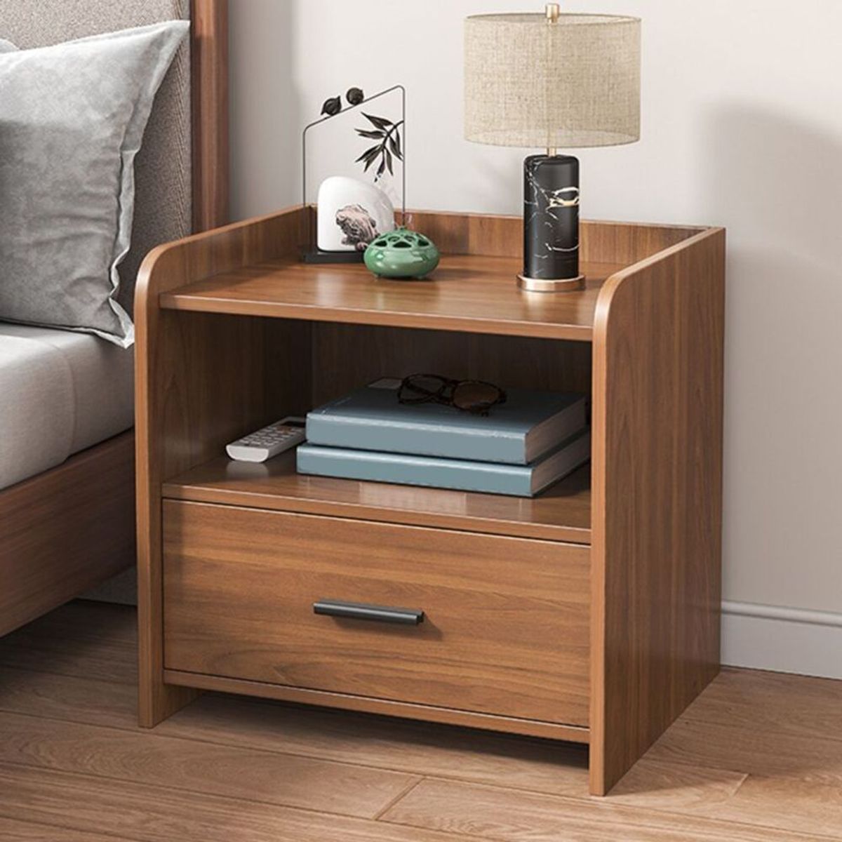 TU MESITA - Velador Moderno Raúl 1 Cajón