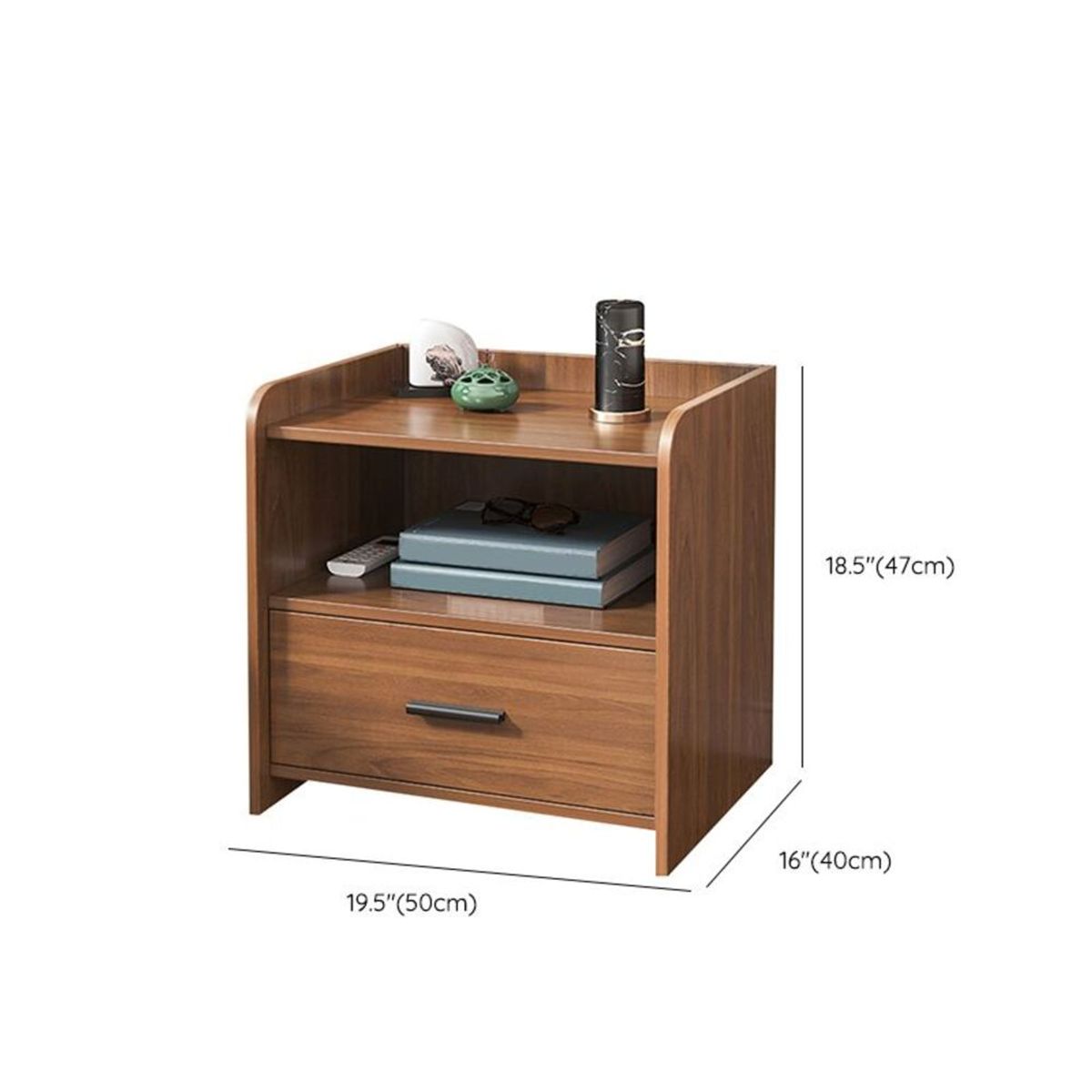 TU MESITA - Velador Moderno Raúl 1 Cajón