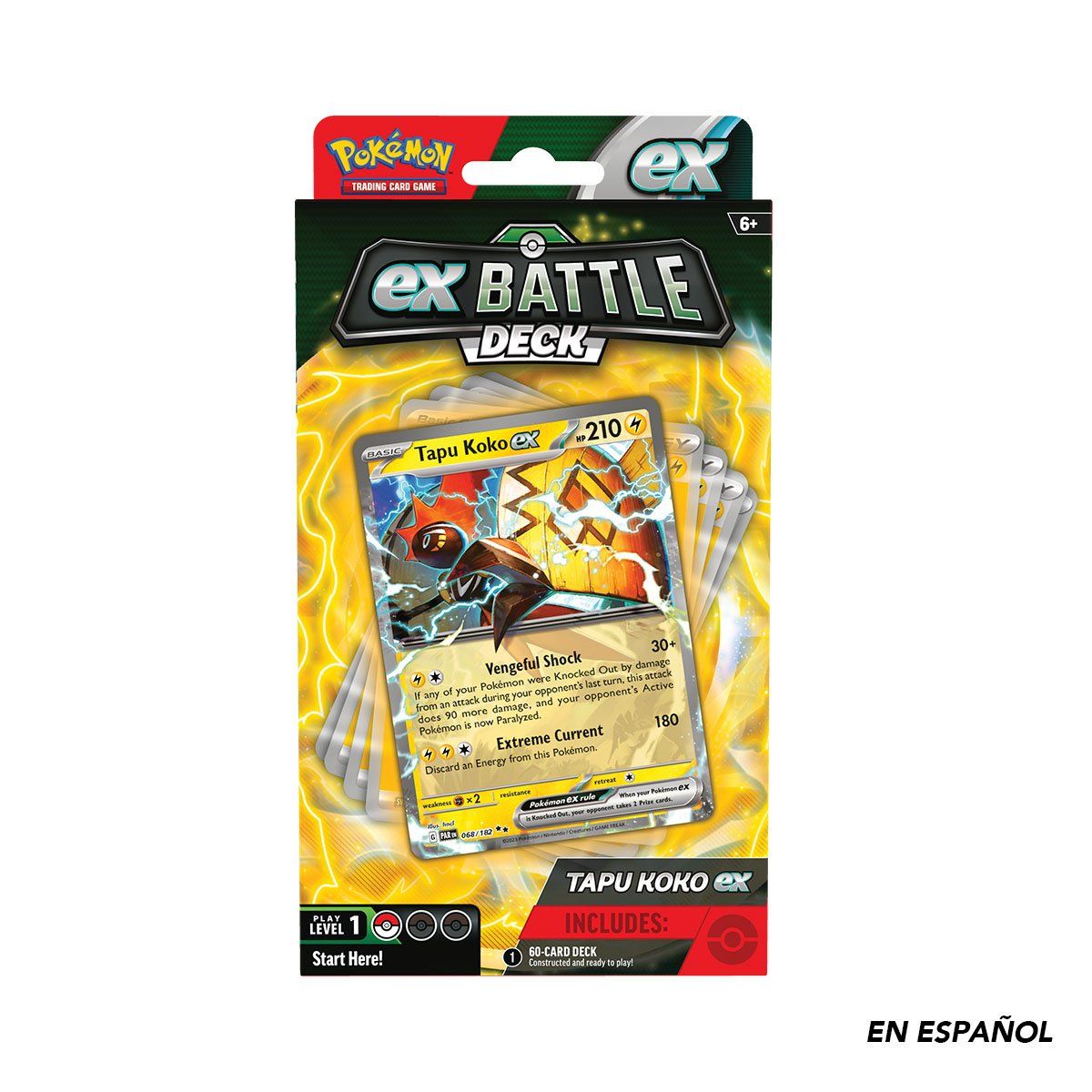 POKEMON - CARTAS DE POKEMON TCG KOKO EX IRON EX BAT DECK SPA