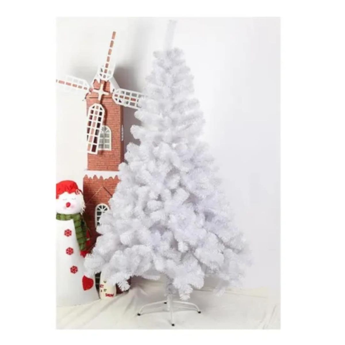 GENERICO - Arbol de Navidad Blanco 150cm Pino Navideño Napoles