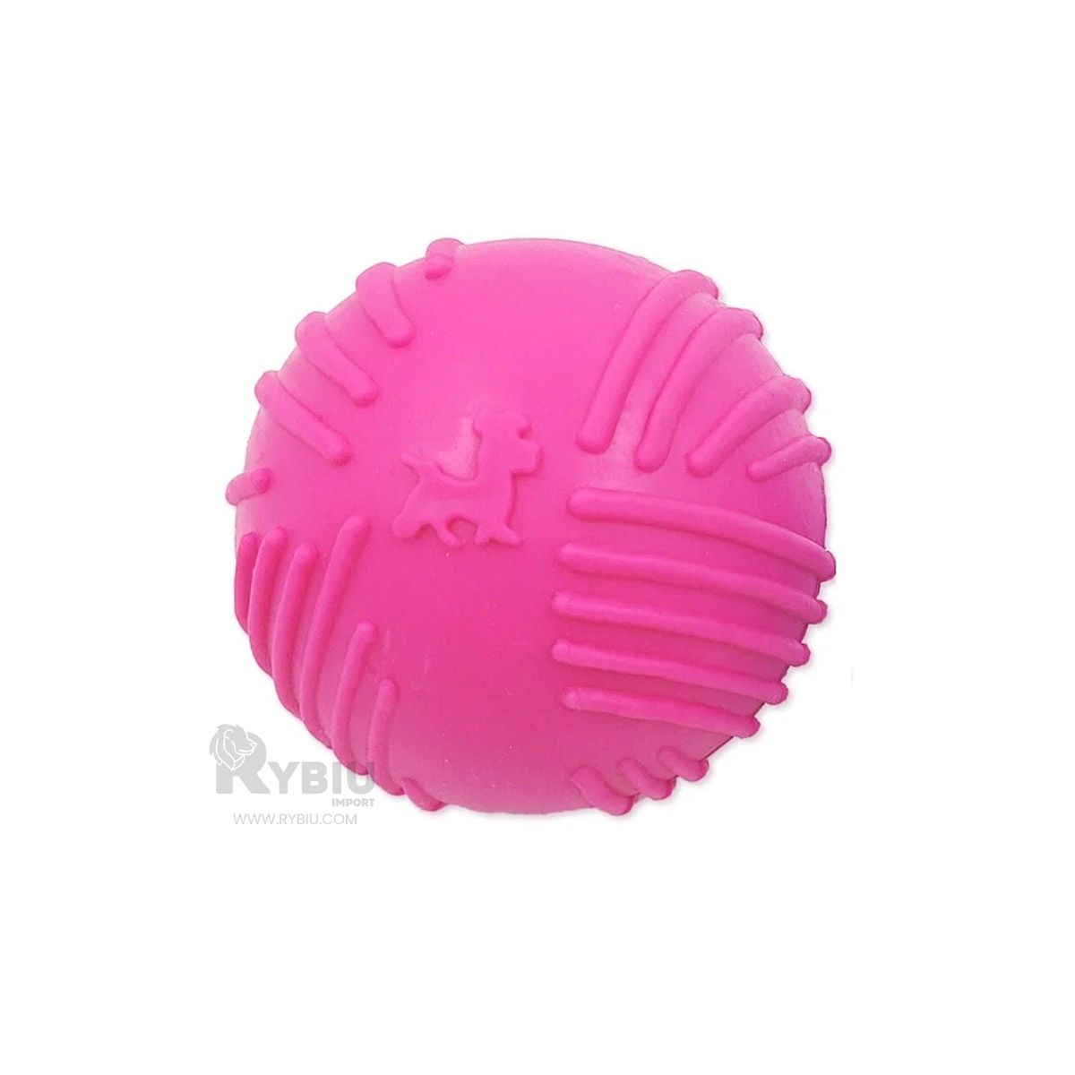 GENERICO - Pelota para Perros Antiestres de Goma en Rosado Y+Agendita