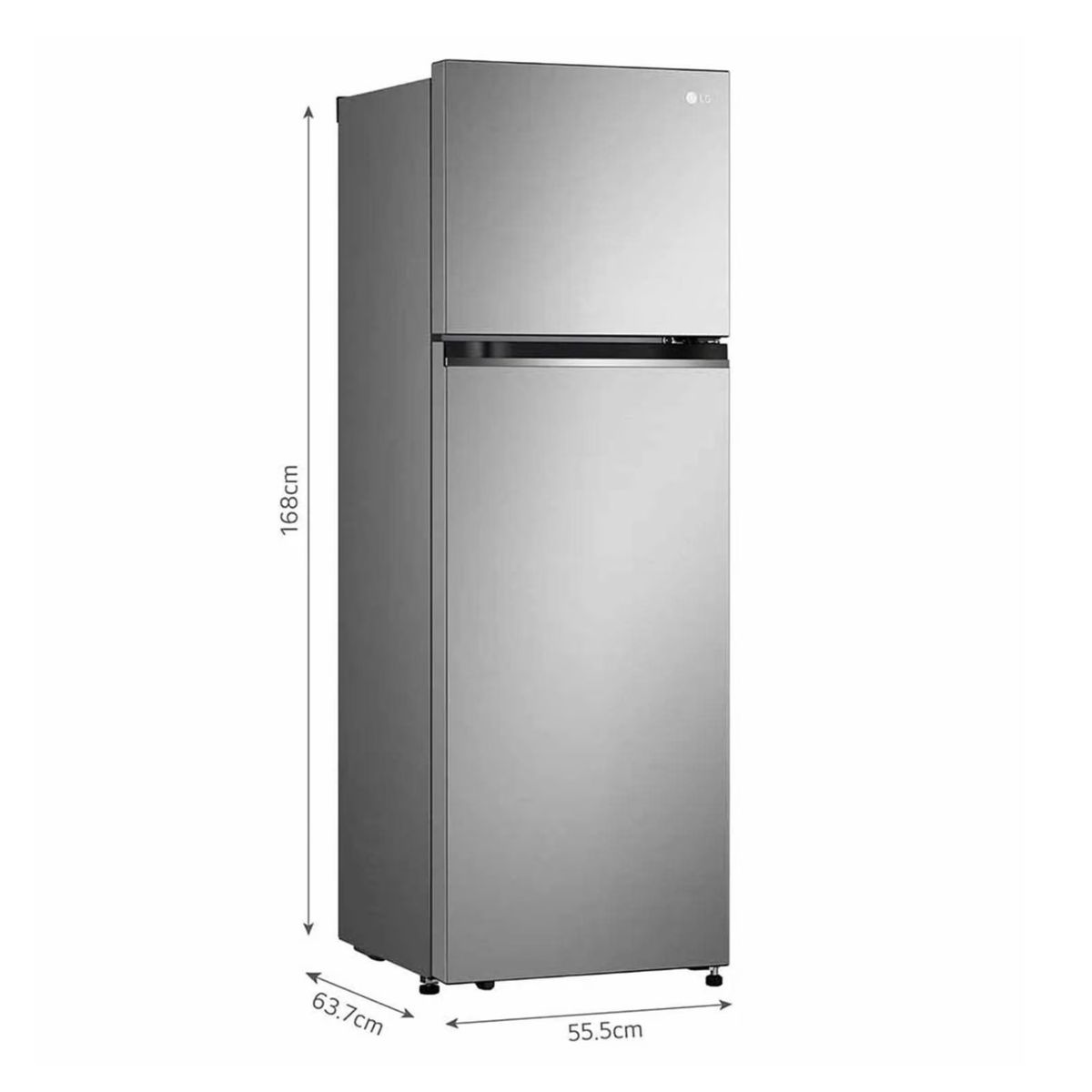 LG - Refrigeradora LG 264L No Frost GT26BPP Top Freezer