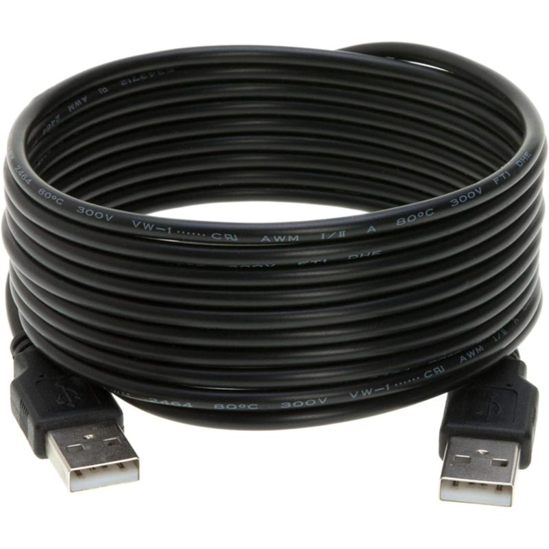 GENERICO - CABLE USB MACHO A MACHO DE 5 METROS 2.0