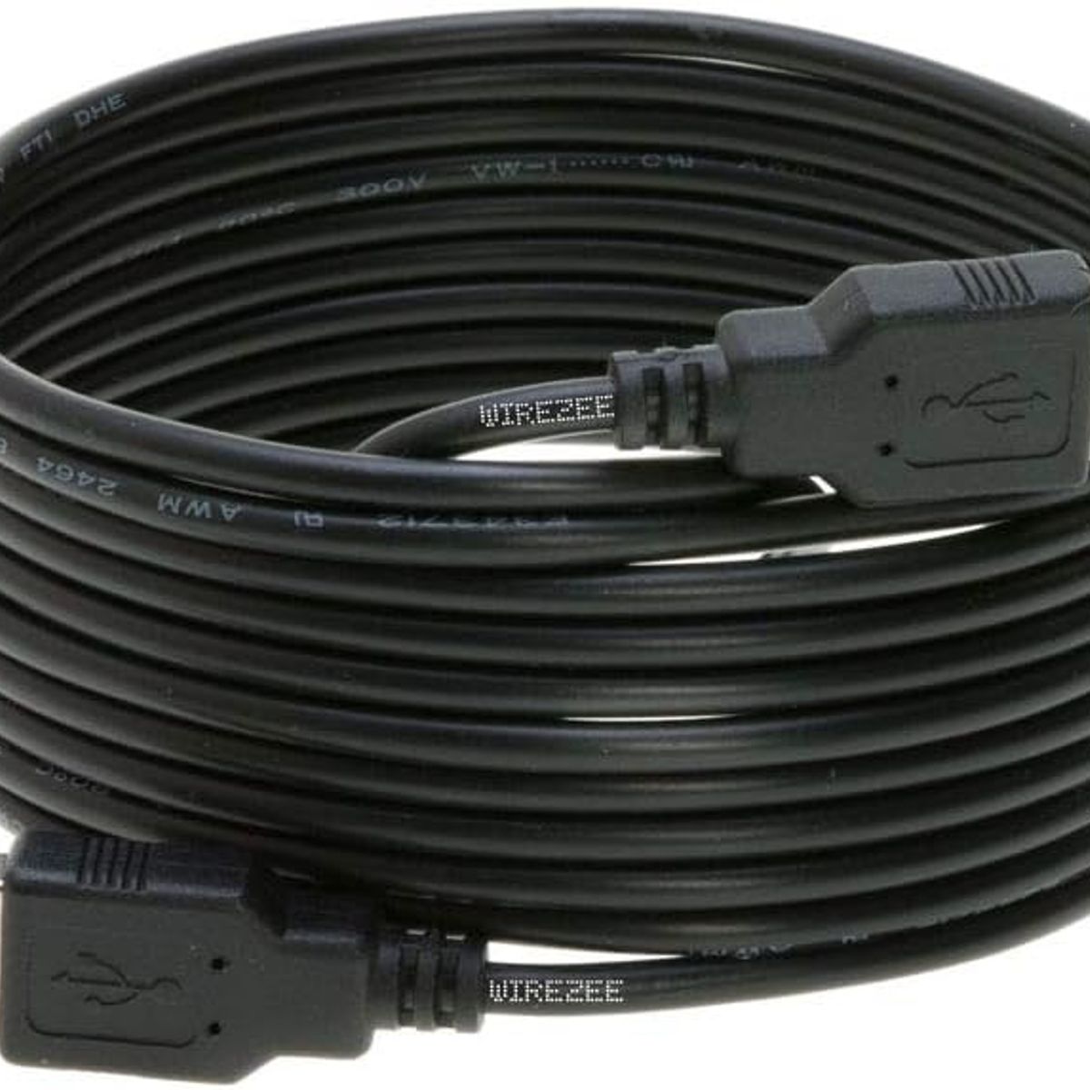 GENERICO - CABLE USB MACHO A MACHO DE 10 METROS 2.0