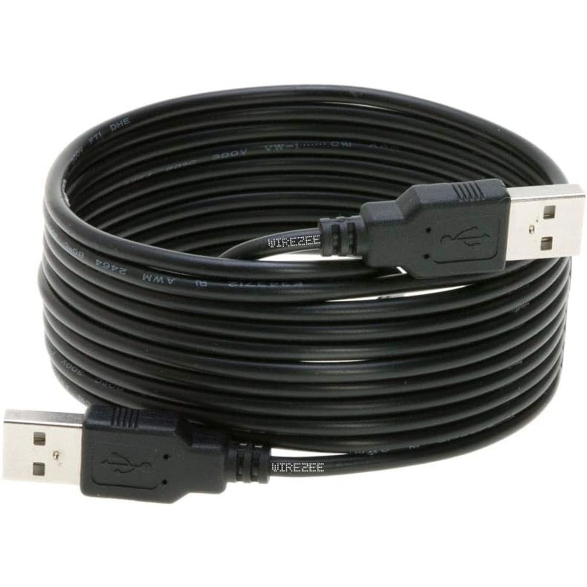 GENERICO - CABLE USB MACHO A MACHO DE 10 METROS 2.0