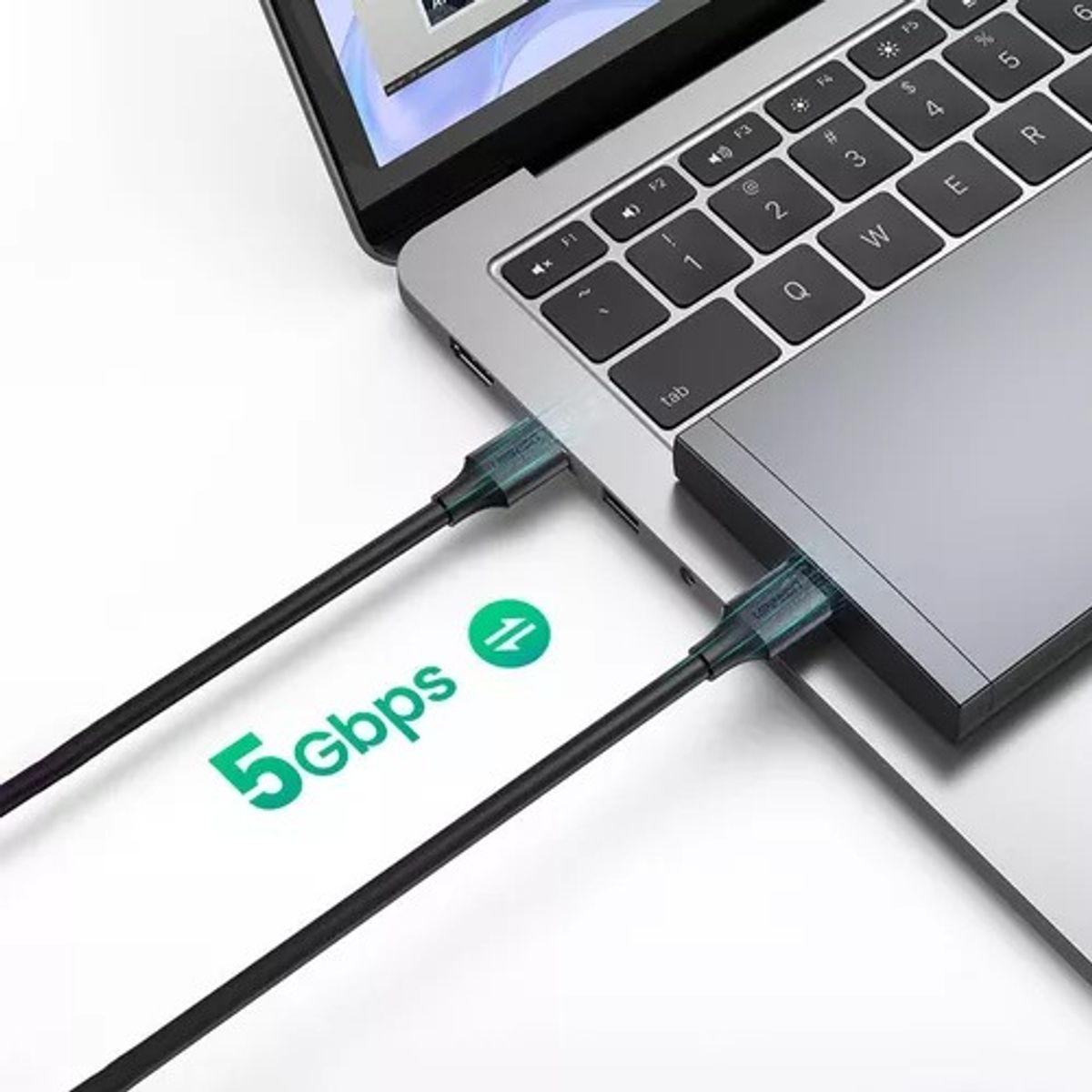 UGREEN - Cable USB 3.0 UGREEN 90576, USB Tipo A a Tipo A (M-M), 3M