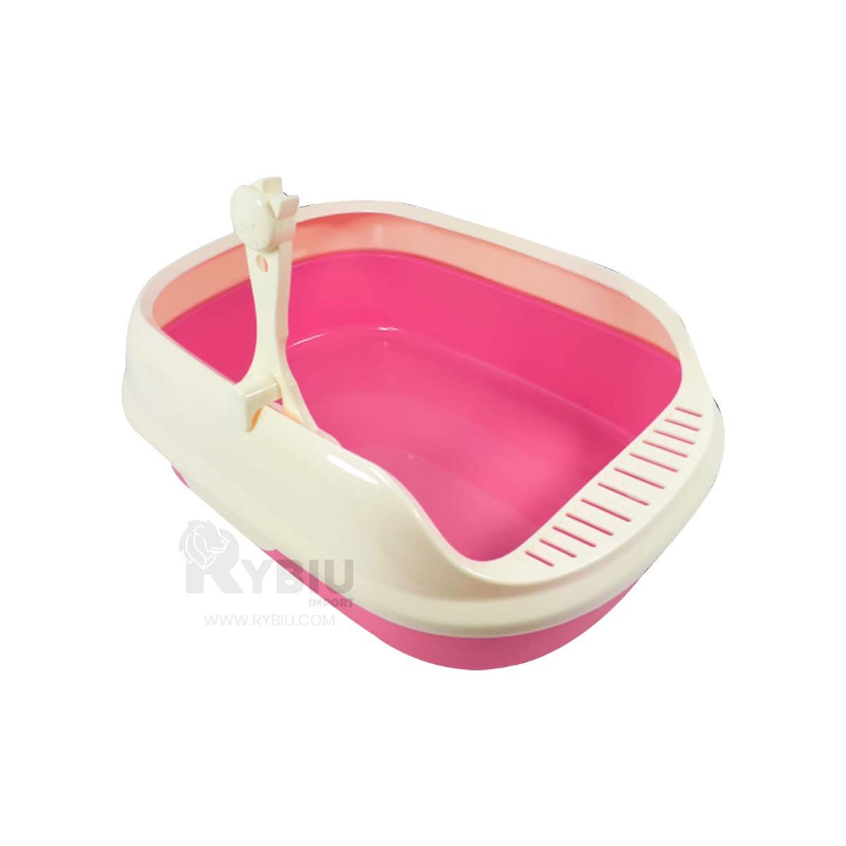 GENERICO - Caja Funcional con Lados Curvos en Rosado Y+Stickers