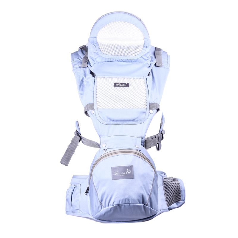 GENERICO - Canguro portabebés 9 posiciones en 1 Celeste