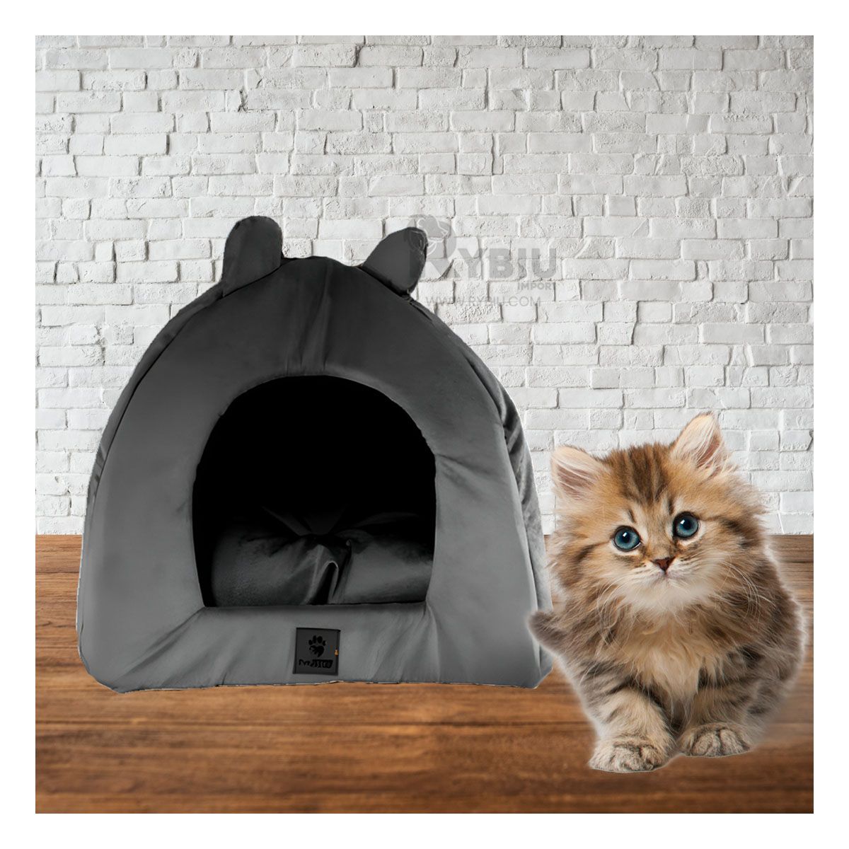 RYBIU IMPORT - Colchon Resistente de Iglu Talla M en Negro Y+Stickers