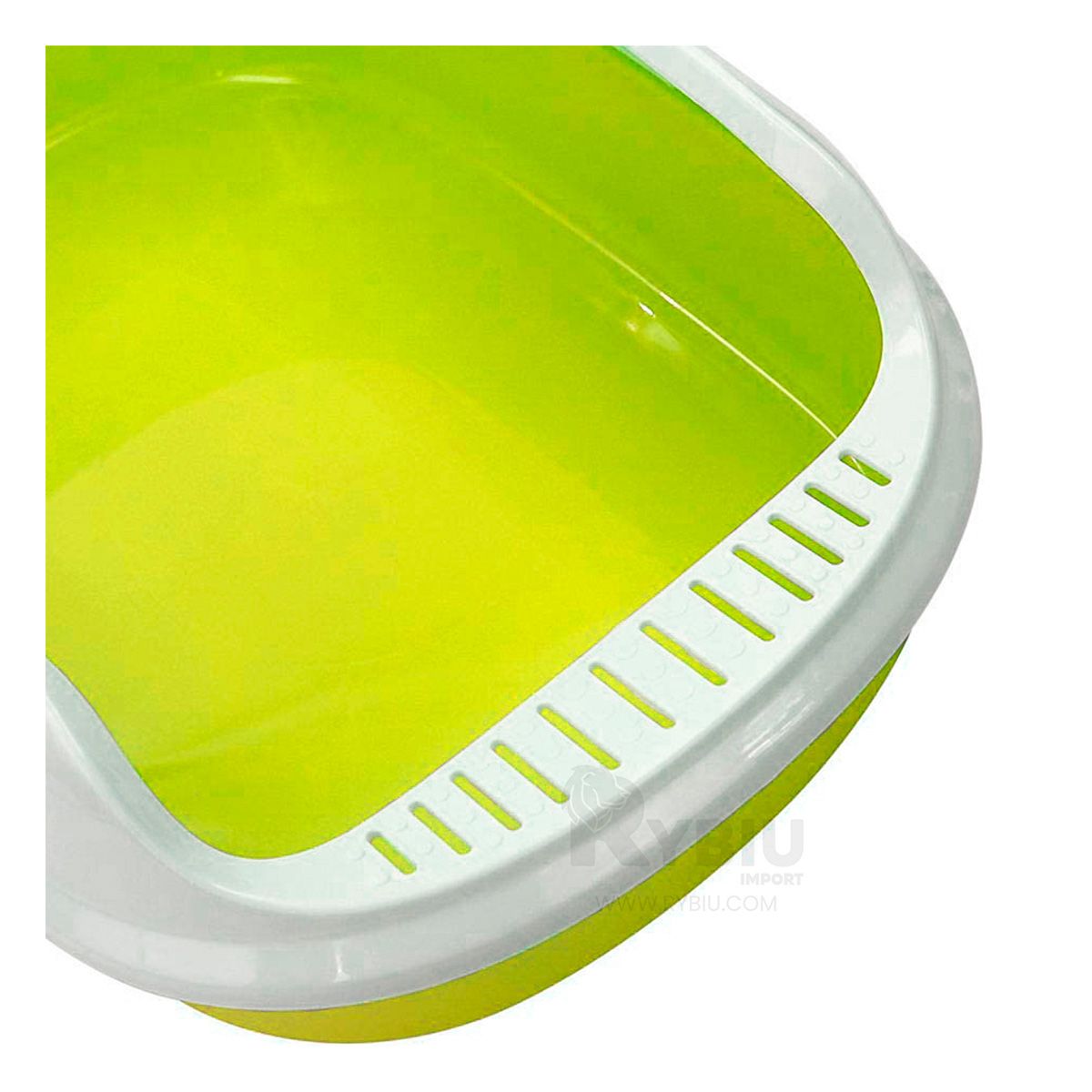 RYBIU IMPORT - Arenero Removible para Mascota en Tono Verde Y+Agendita