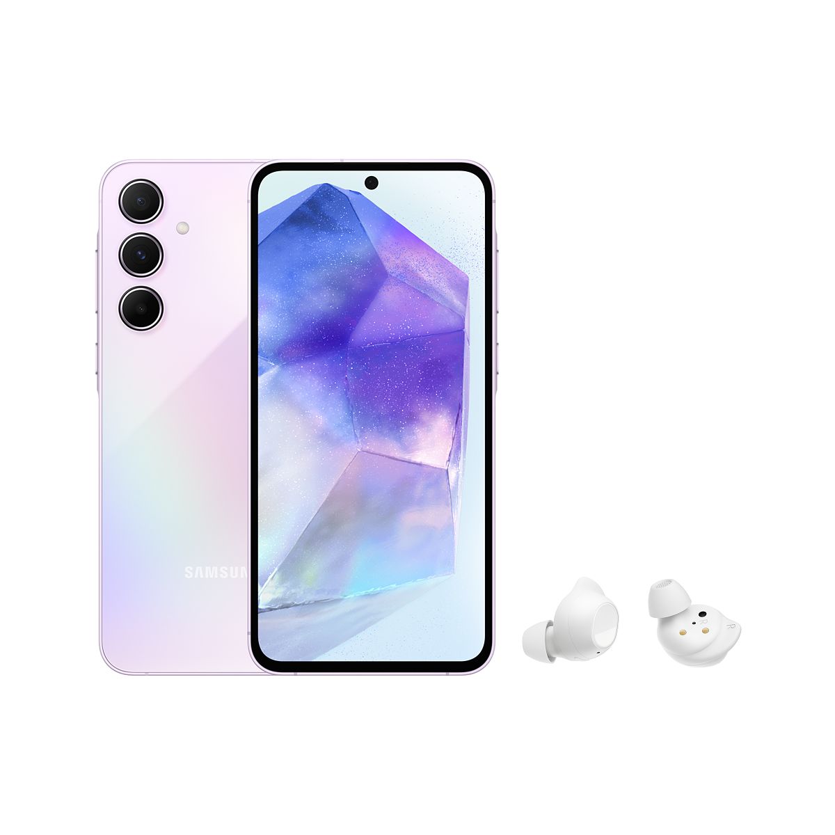 SAMSUNG - Celular Samsung Galaxy A55 5G 256GB Lila + Buds FE