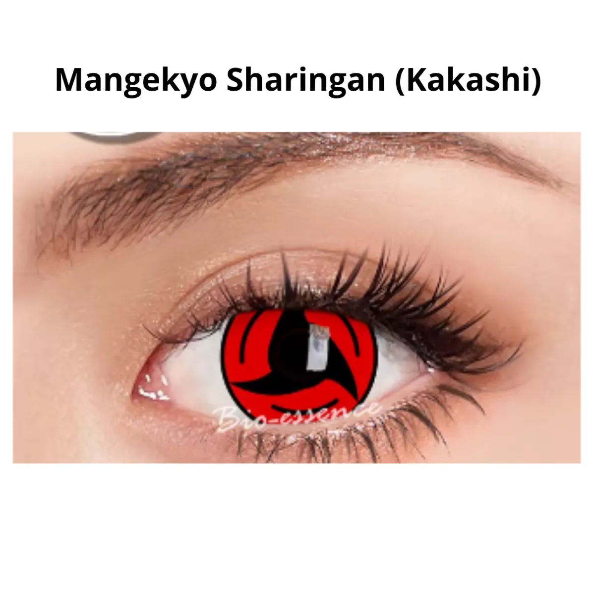 GENERICO - Lente de Contacto Halloween Mangekyo Sharingan Kakashi