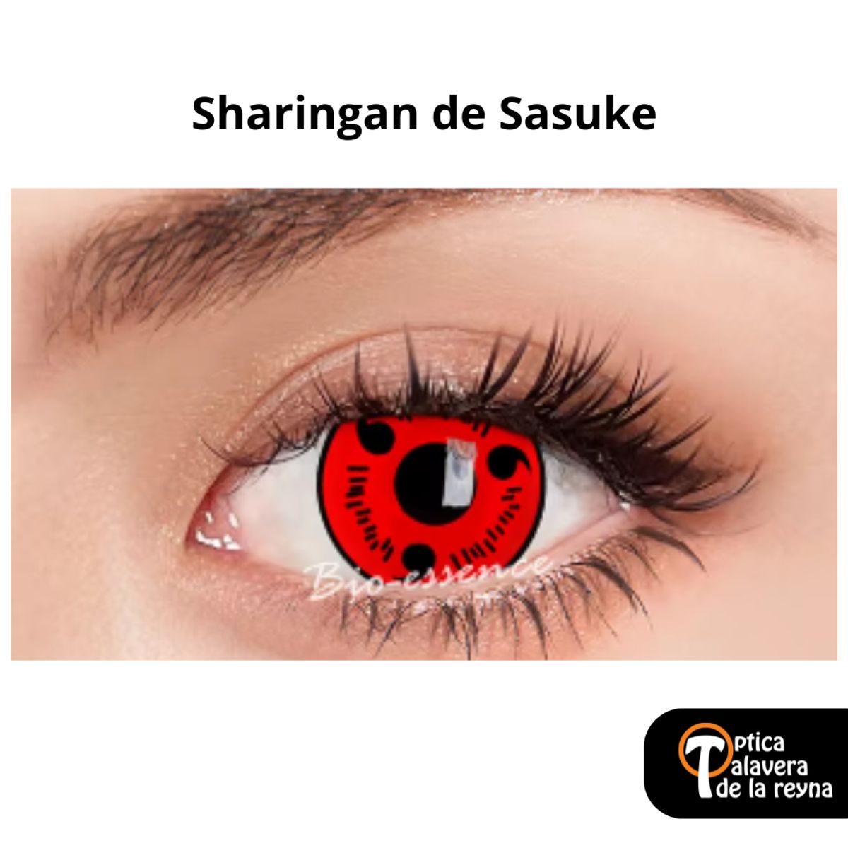 GENERICO - Lente de Contacto Halloween Sharingan de Sasuke