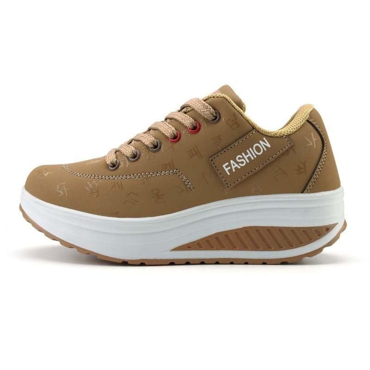 TIOZONEY - Zapatillas casuales para Mujer - Café
