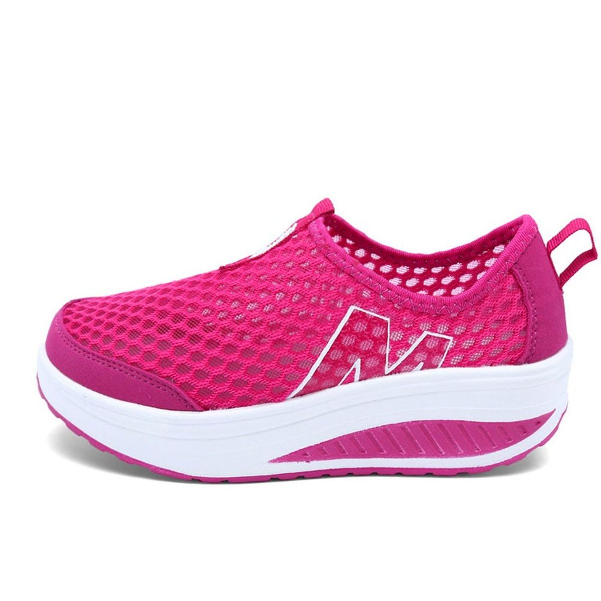TIOZONEY - Zapatillas casuales para Mujer - Rojo