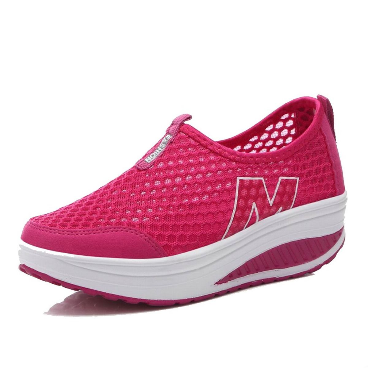 TIOZONEY - Zapatillas casuales para Mujer - Rojo