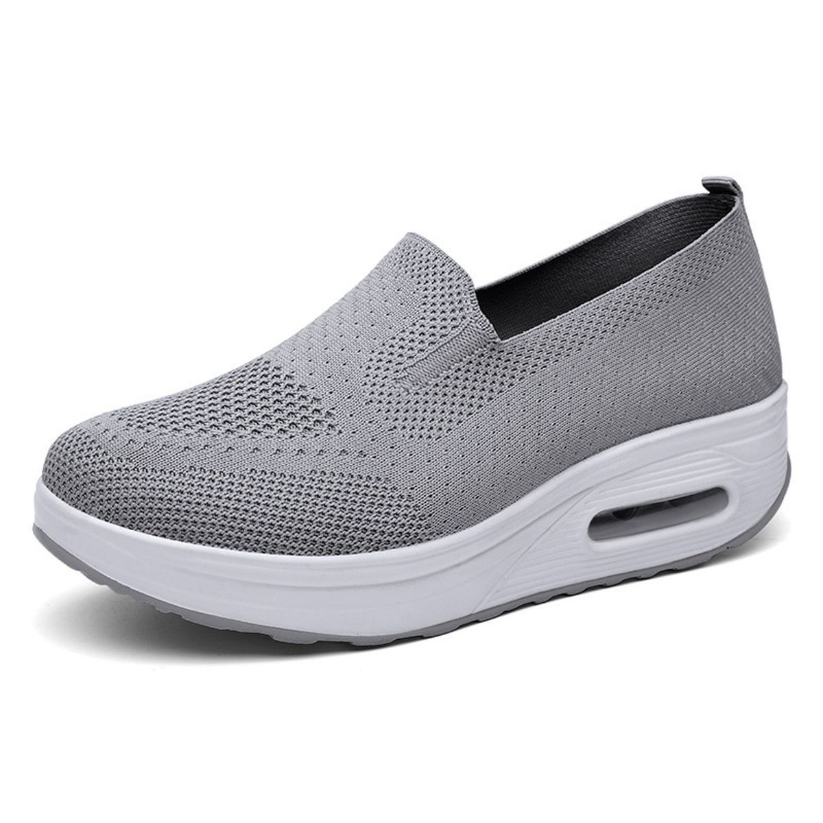 TIOZONEY - Zapatillas casuales para Mujer -Gris