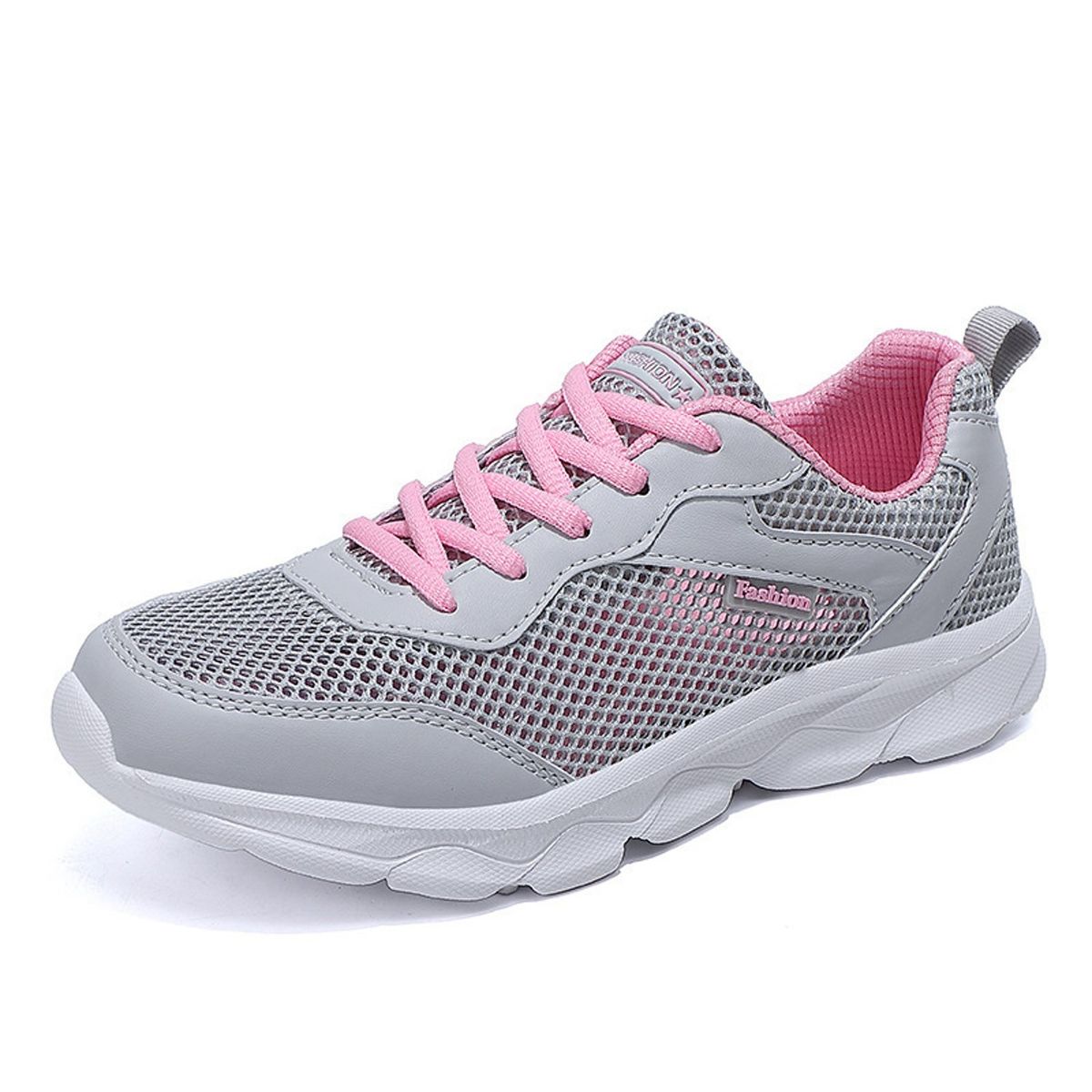 TIOZONEY - Zapatillas casuales para Mujer - Gris