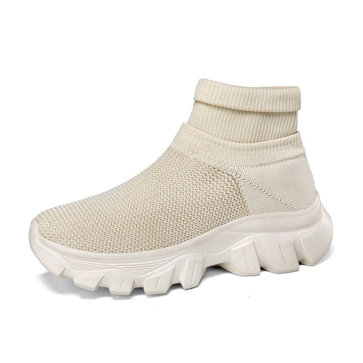 TIOZONEY - Zapatillas casuales para Mujer - Beige
