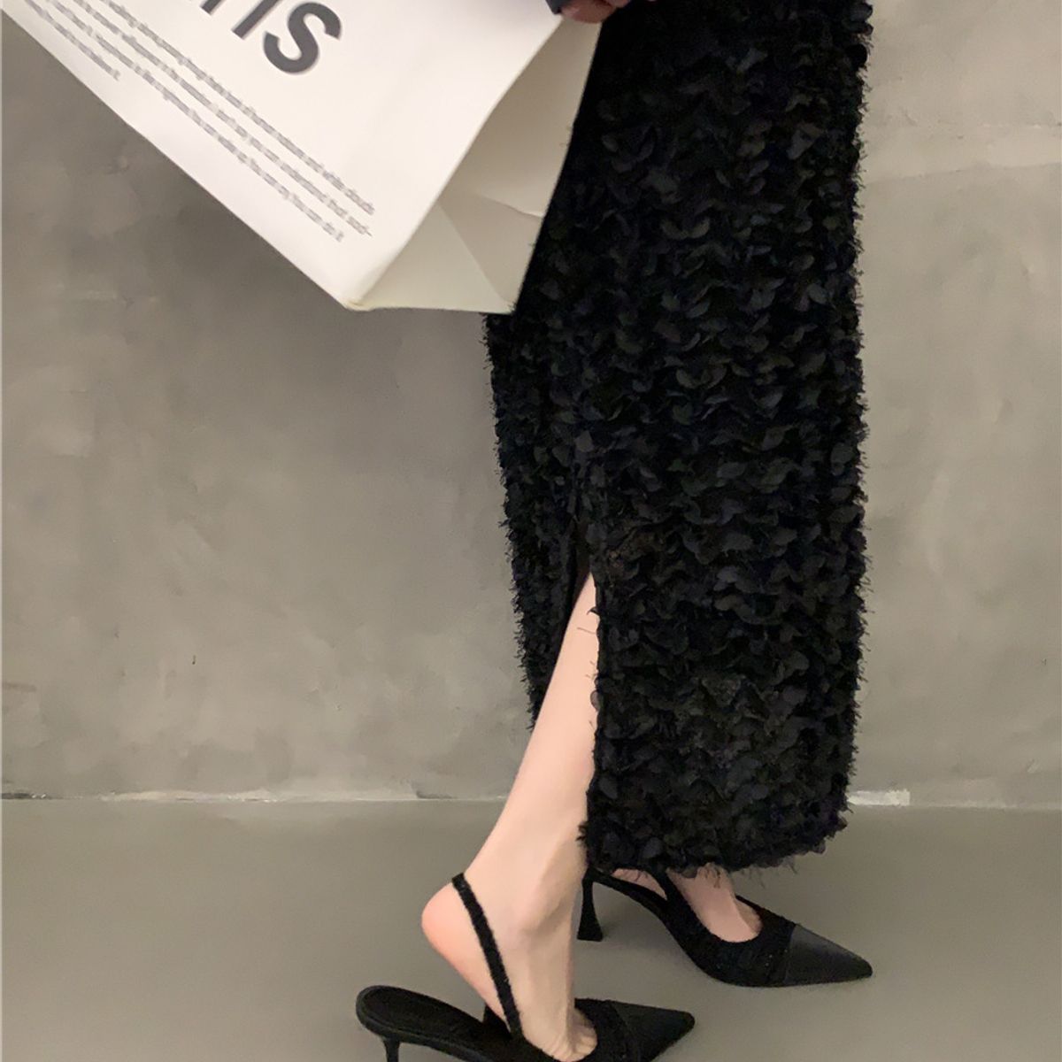 BLWOENS - Zapatos Tacones altos femeninos en verano - Negro_.