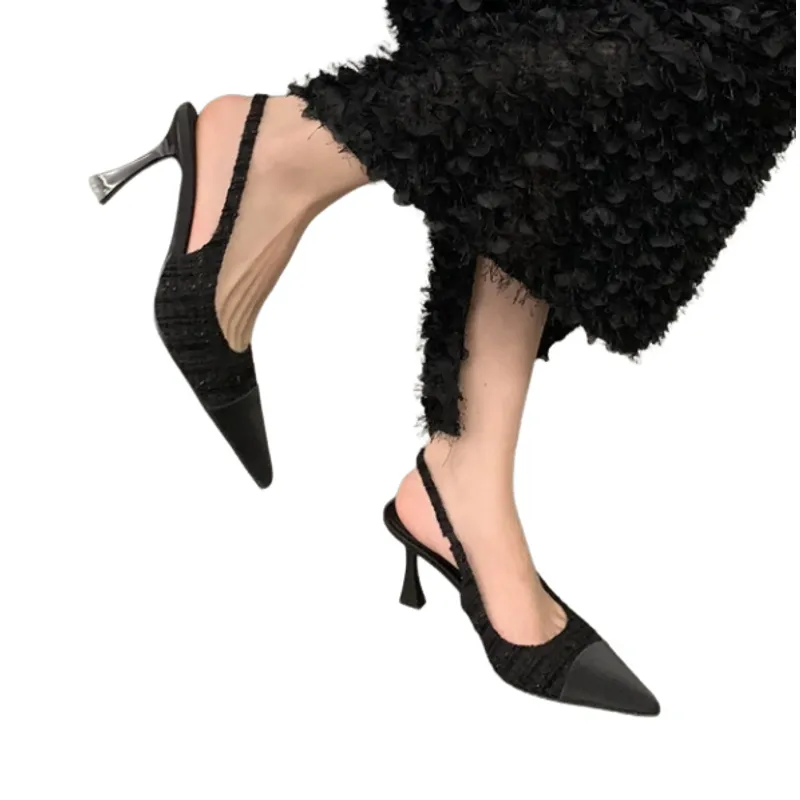 BLWOENS - Zapatos Tacones altos femeninos en verano - Negro_.