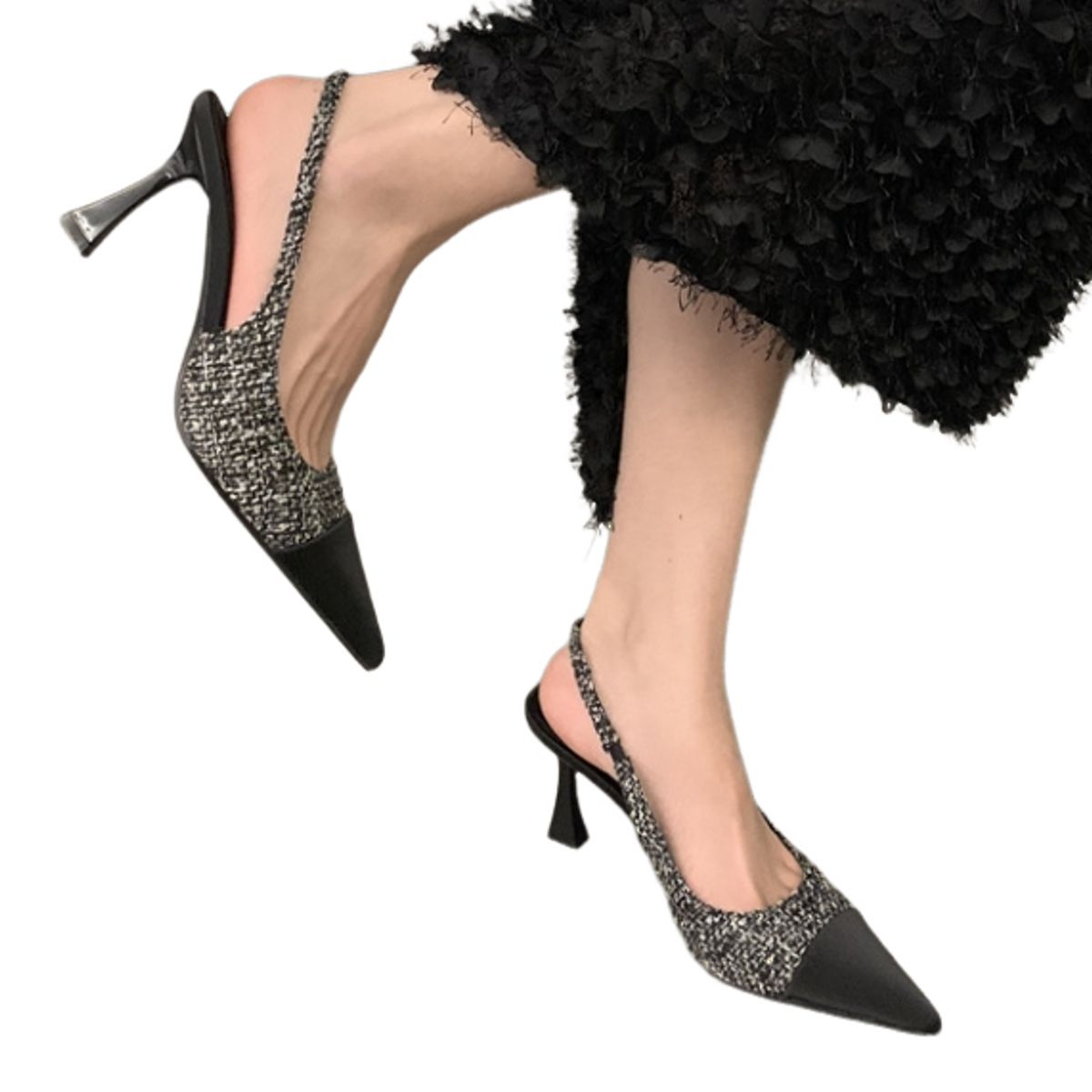 BLWOENS - Zapatos Tacones altos femeninos en verano - Gris_.