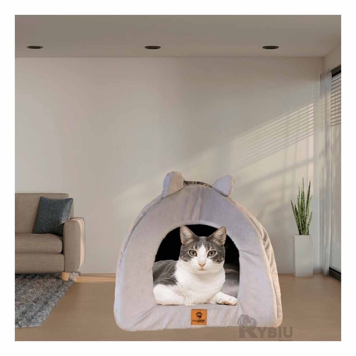 RYBIU IMPORT - Cama Acogedor para Canes de Color Plomo Y+Agendita