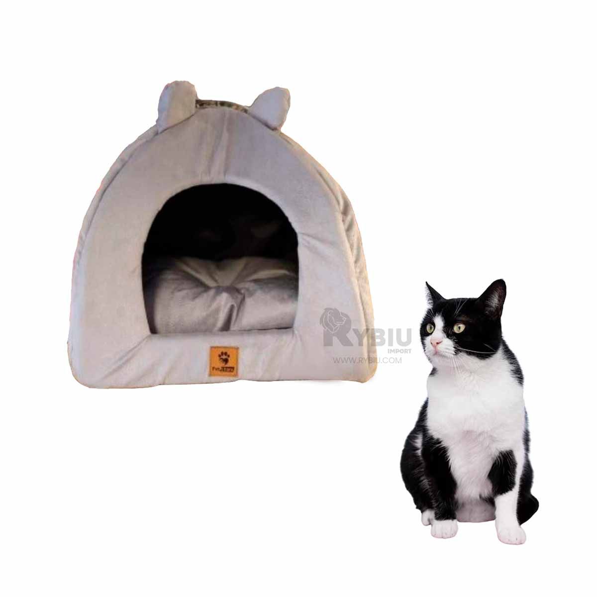 RYBIU IMPORT - Cama Acogedor para Canes de Color Plomo Y+Agendita