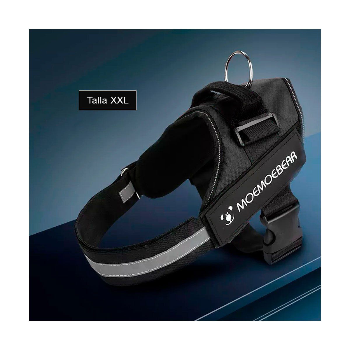 RYBIU IMPORT - Pechera de Mascota Facil Uso en Negro XXL Y+Regalo Agendita