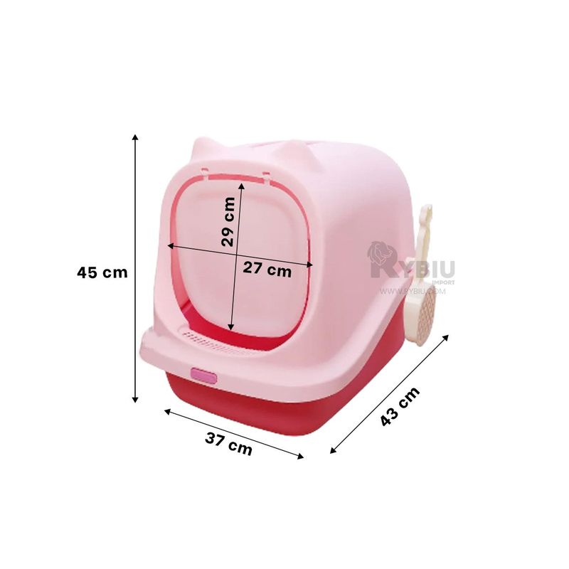 GENERICO - Caja de Arena con Accesorios de Color Rosado Y+Stickers