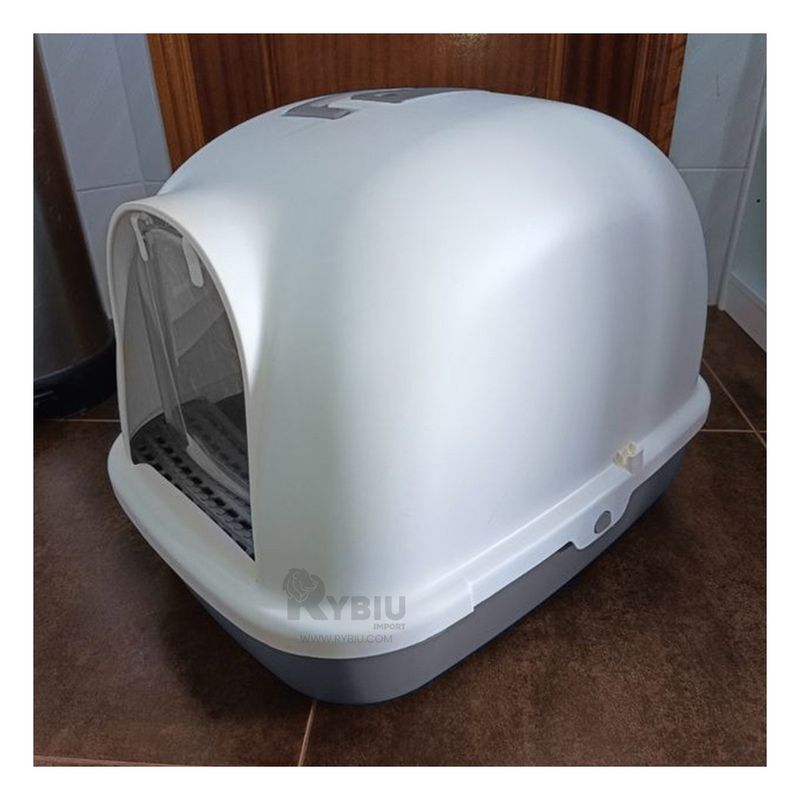 GENERICO - Arenero Moderno para Descansar Color Plomo Y+Regalo Stickers