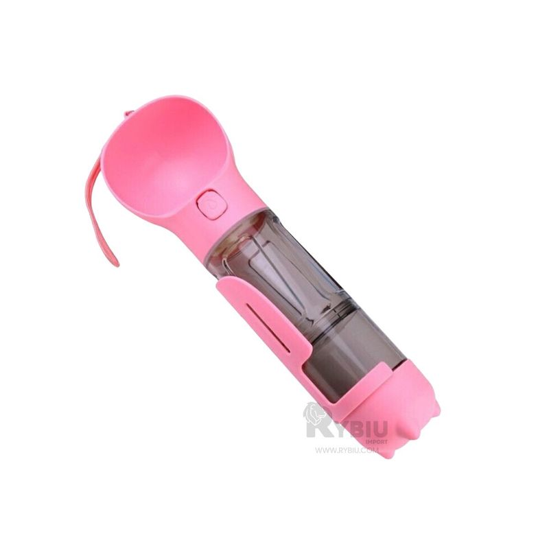 RYBIU IMPORT - Dispensador Moderno 4 en 1 de Tono Rosado Y+Regalo Agendita