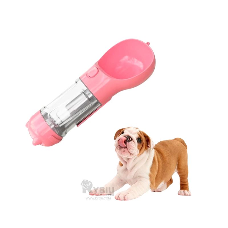 GENERICO - Dispensador Practico de Agua en Rosado Y+Regalo Stickers