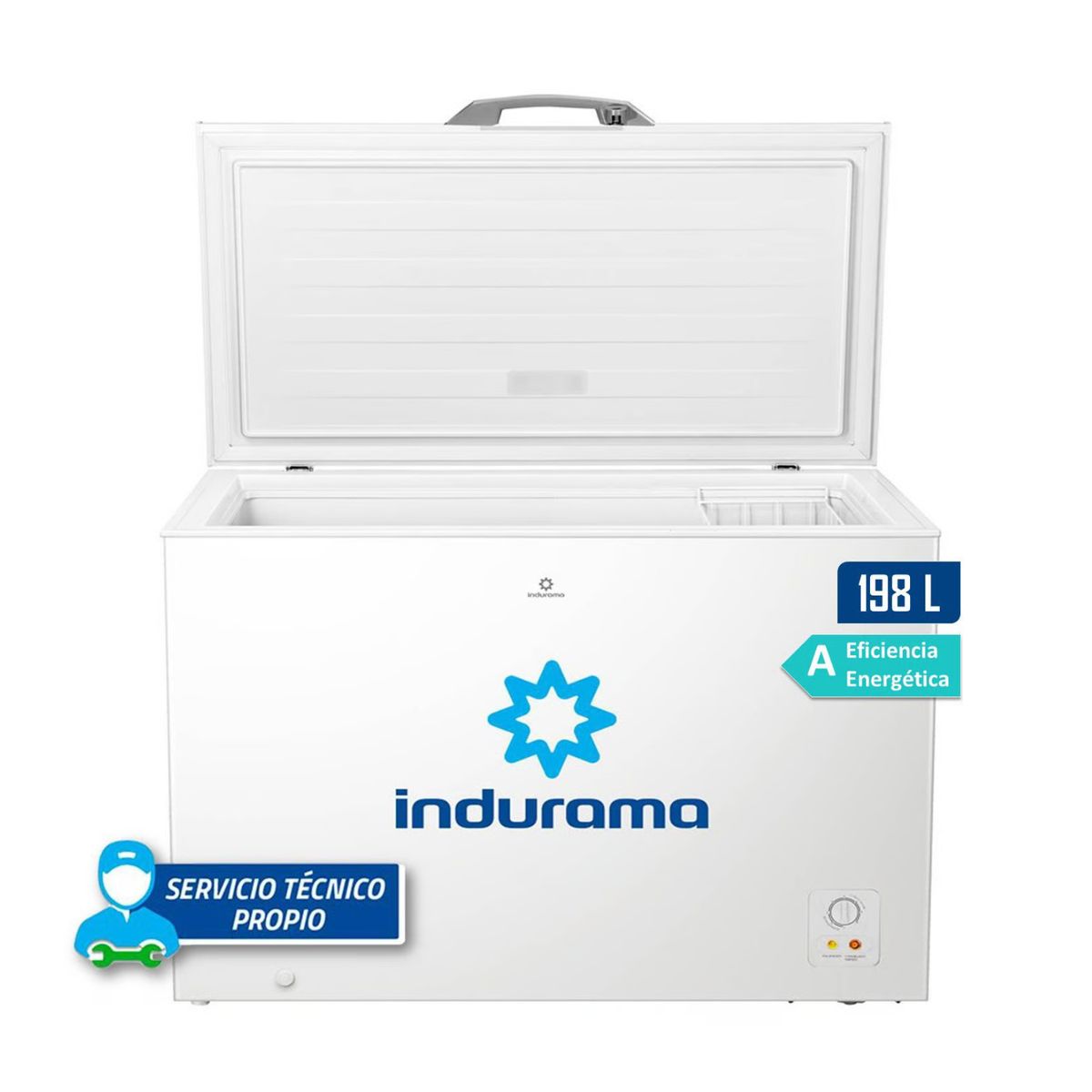 INDURAMA - Congeladora Indurama 198 Litros CI-220BL Blanco