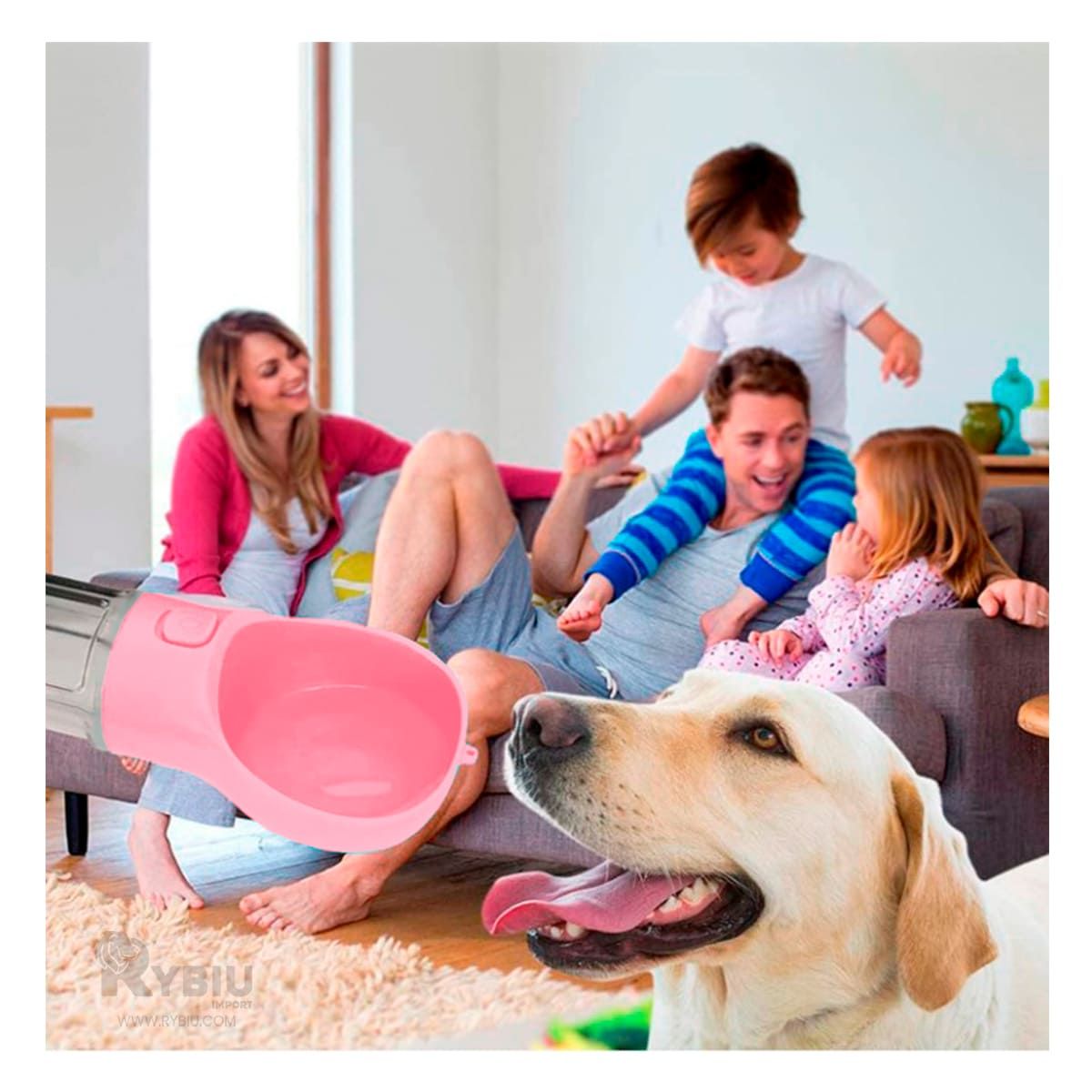 GENERICO - Botella Dispensadora de Bolsas Tono Rosado Y+Regalo Agendita