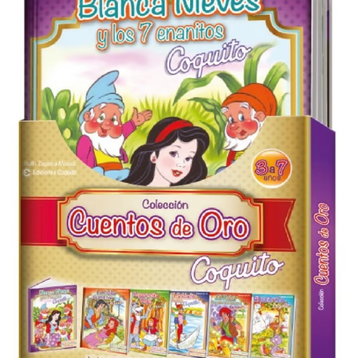 EDICIONES COQUITO - Pack x 6 Libros Coquito Cuentos de Oro
