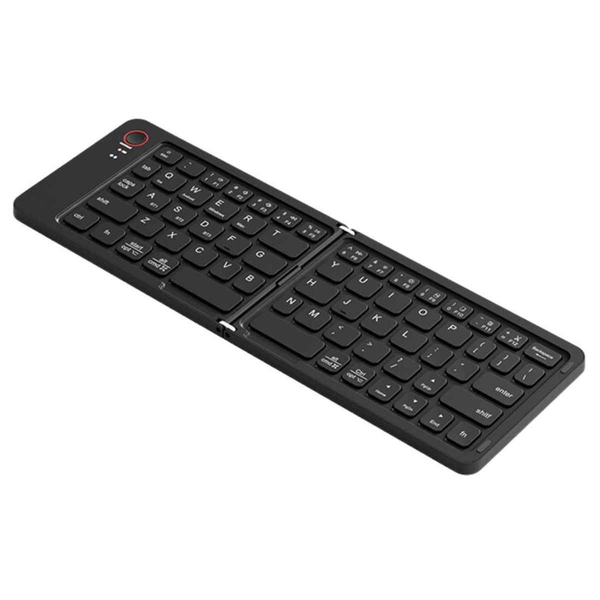 GENERICO - Teclado Inalámbrico Plegable Bluetooth Multidispositivo CMK-B023 Negro