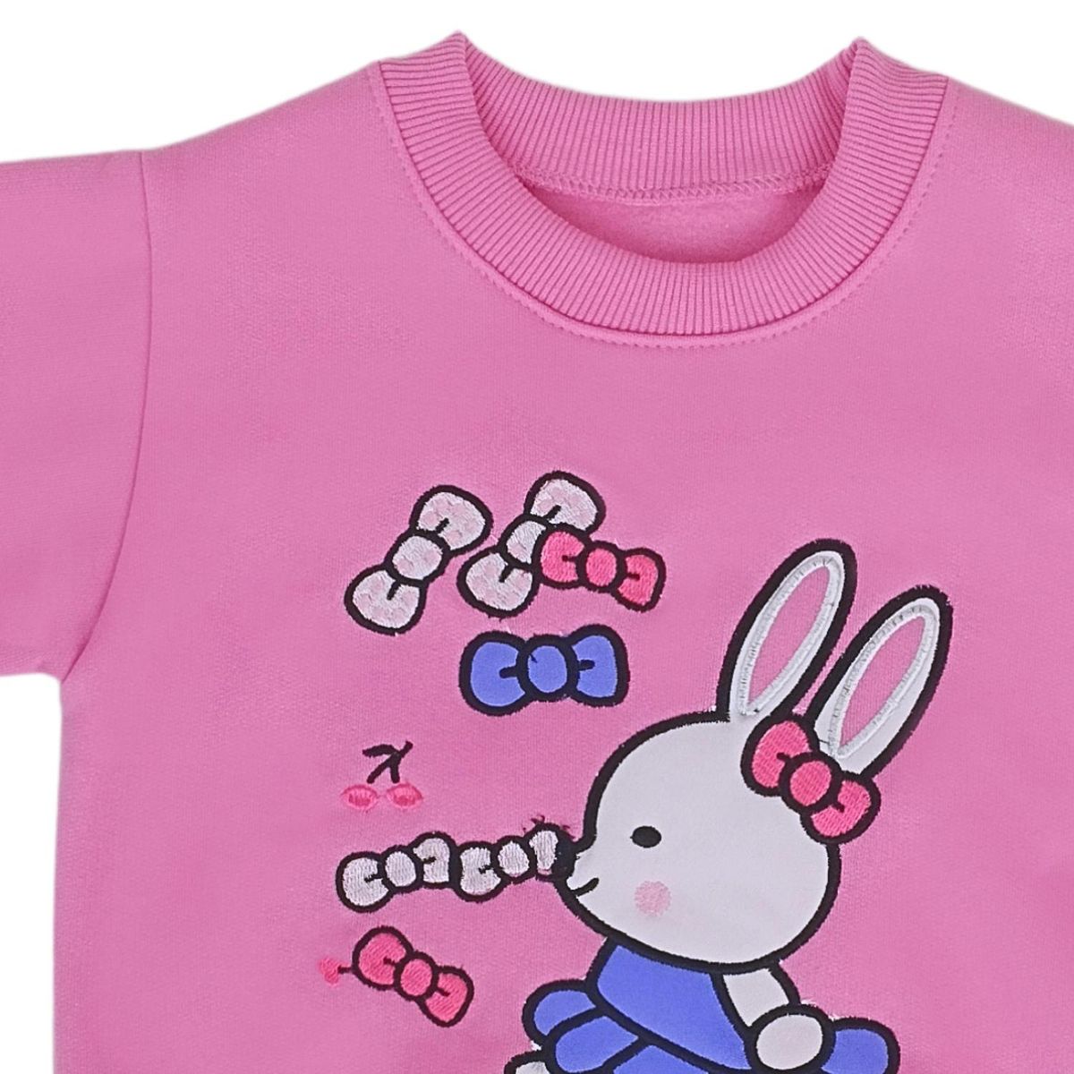 GENERICO - Conjunto Franela reactiva - 2 piezas - Conejita - Chicle