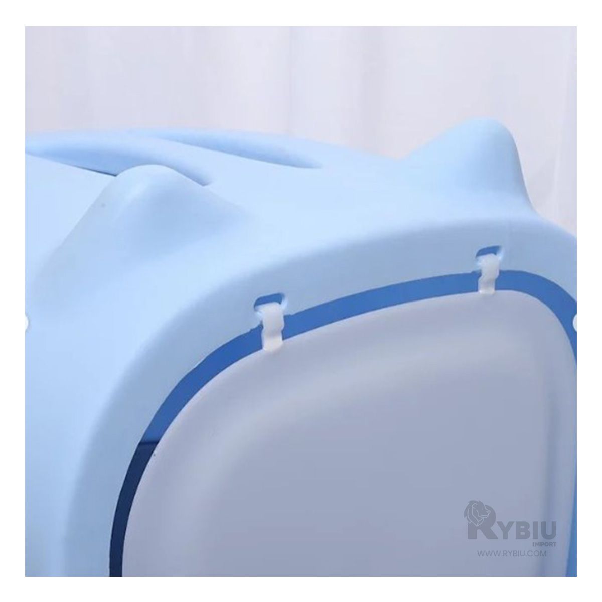 GENERICO - Caja de Arena para Felinos de Color Celeste Y+MiniAgenda